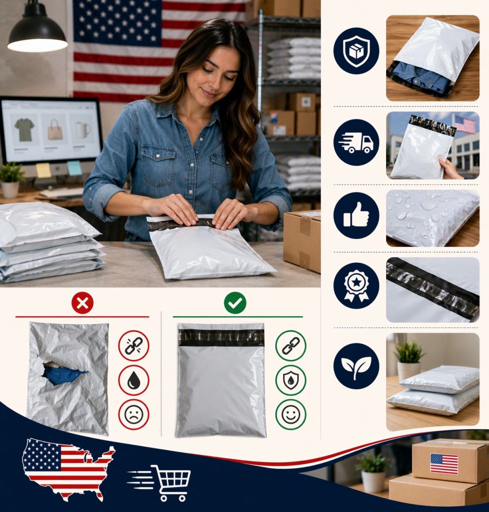 USA-made poly mailers